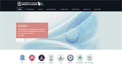 Desktop Screenshot of interior.gov.pk