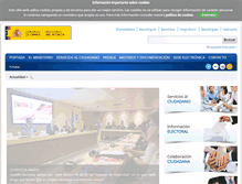 Tablet Screenshot of interior.gob.es